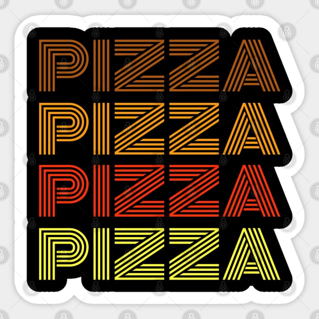 Pizza Pizza Pizza Pizza Sticker by Milasneeze